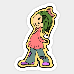 Cheeky girl Sticker